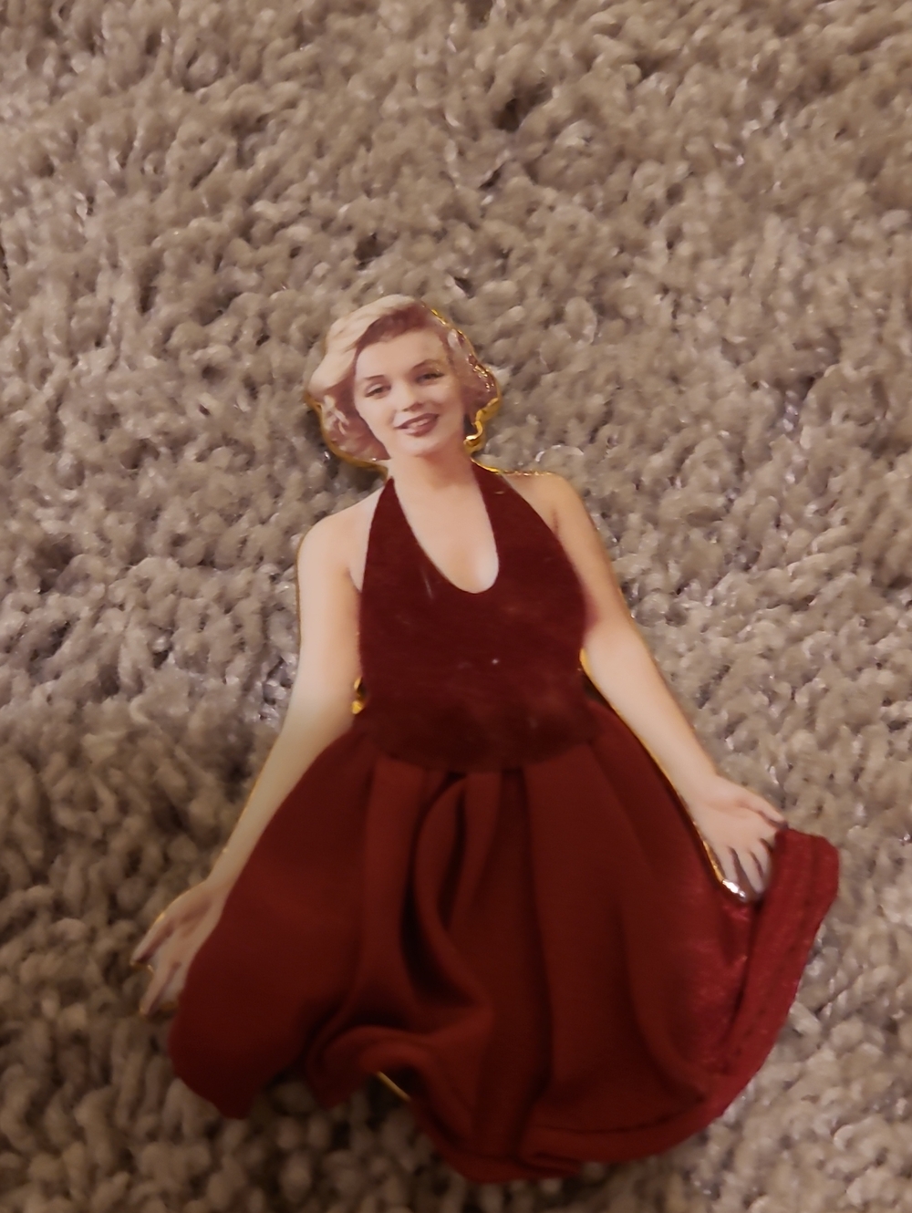 Vintage Marilyn Monroe Ornament Set.. Priced As A Set.. Will Sell In Bundles - Picture 4 of 6